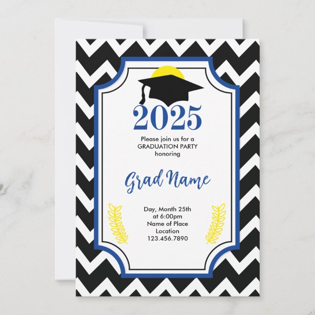 Convite para Festa de Formatura da Turma de 2025 (Frente)