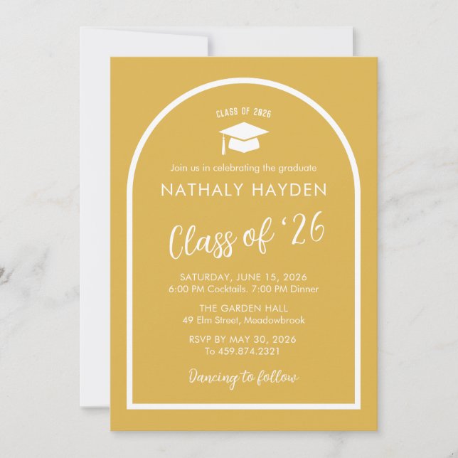 Convite para Festa de Formatura da Turma de 2026 (Frente)