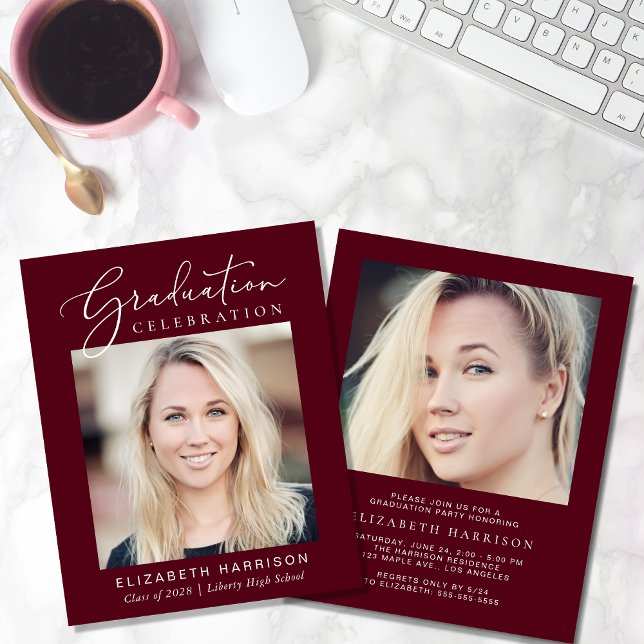 Convite para Festa de formatura de Borgonha de Fot (Criador carregado)