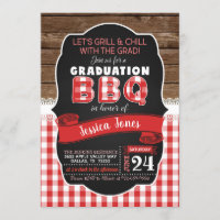 Convite para Festa de formatura de churrasco