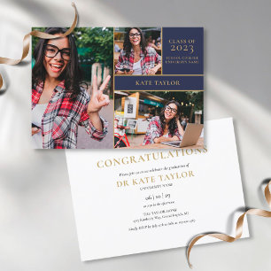 Convite para Festa de formatura de Colagem de Foto