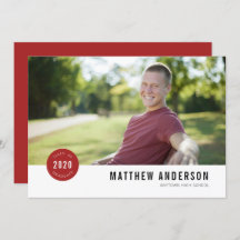 Convite para Festa de formatura de Crachás Moderno