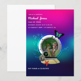 Convite para Festa de formatura de Fest Musical Tr