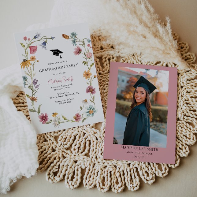 Convite para Festa de formatura de Flor Selvagem c (Criador carregado)