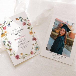 Convite para Festa de formatura de Flor Selvagem c