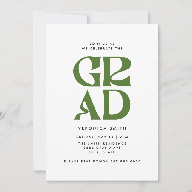 Convite para Festa de formatura de Formando Retroa (Frente)