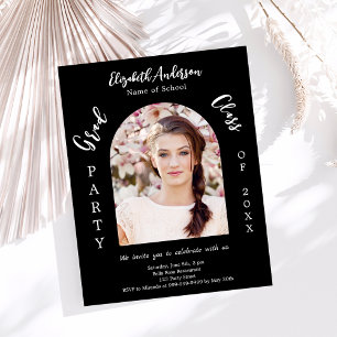 Convite para Festa de formatura de foto de arco br
