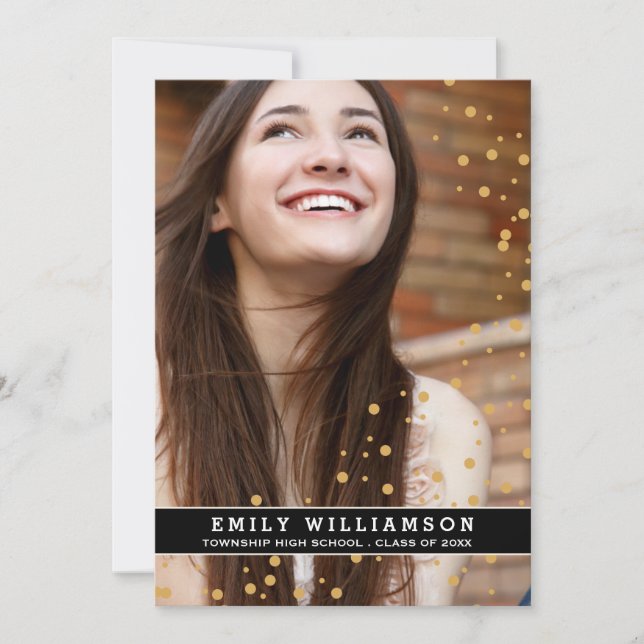 Convite para Festa de formatura de Fotografia de G (Frente)