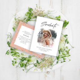 Convite para festa de formatura de fotografia geom