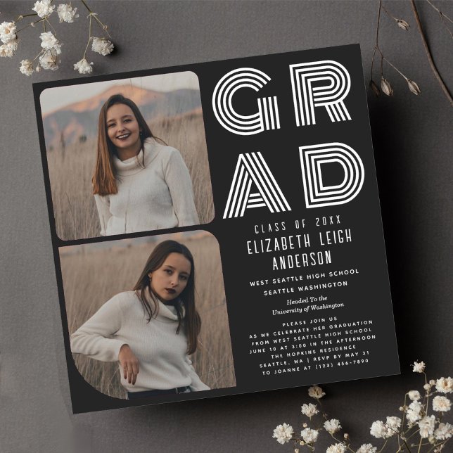 Convite para Festa de formatura de Fotografias a P (Criador carregado)
