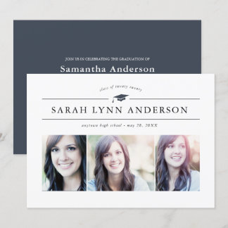 Convite para Festa de formatura de Fotografias Clá