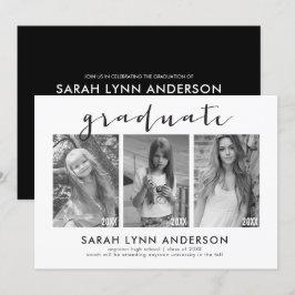 Convite para Festa de formatura de Fotografias da 