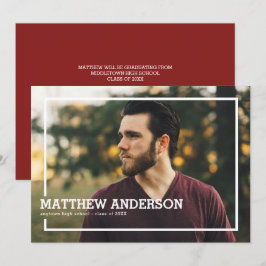 Convite para Festa de formatura de Fotografias de 