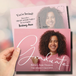 Convite para Festa de formatura de Fotografias de 