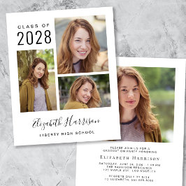 Convite para Festa de formatura de Fotografias de 