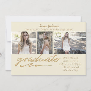 Convite para Festa de formatura de Fotografias Dou