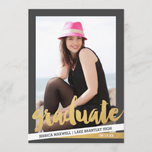 Convite para Festa de formatura de Fotografias em 