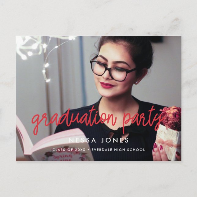 Convite para festa de formatura de Fotografias Mod (Frente)