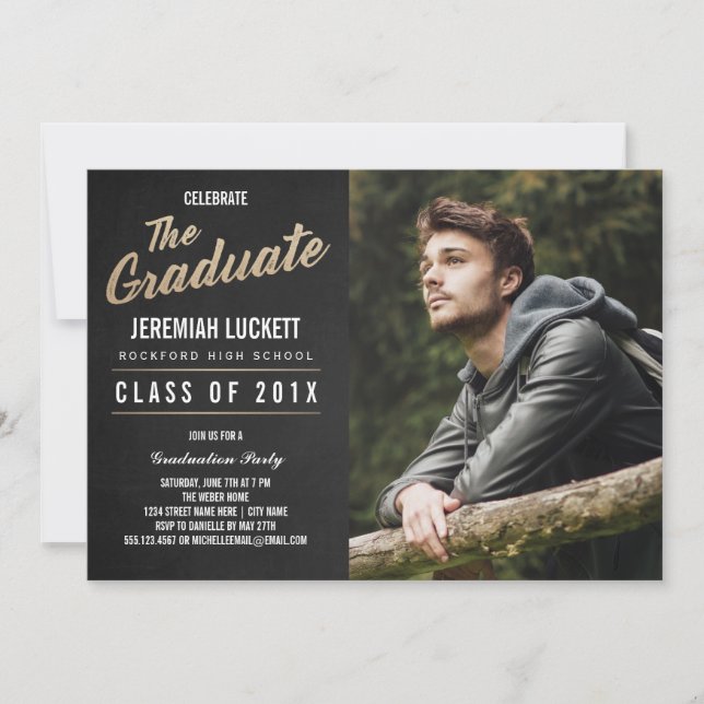 Convite para Festa de formatura de Fotografias | Q (Frente)
