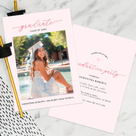 Convite para Festa de formatura de Fotografias Ros