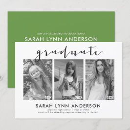 Convite para Festa de formatura de Fotos da Linha 