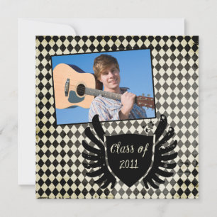 Convite para festa de formatura de fotos da placa 