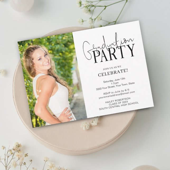 Convite para Festa de formatura de Fotos Manuscrit (Criador carregado)