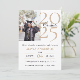 Convite para Festa de formatura de Fotos Moderna E