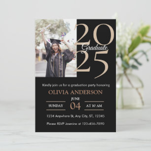 Convite para Festa de formatura de Fotos Moderna E