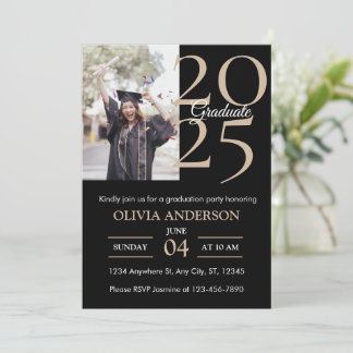 Convite para Festa de formatura de Fotos Moderna E