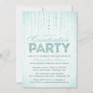 Convite para Festa de formatura de Olhar com Glitt
