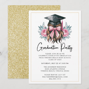 Convite para Festa de formatura de Script Casual M