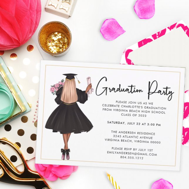 Convite para Festa de formatura de Script Casual M (Criador carregado)