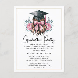 Convite para Festa de formatura de Script Casual M