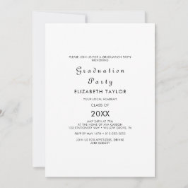 Convite para Festa de formatura de Script Moderno