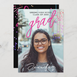 Convite para Festa de formatura de Segundo grau Pr