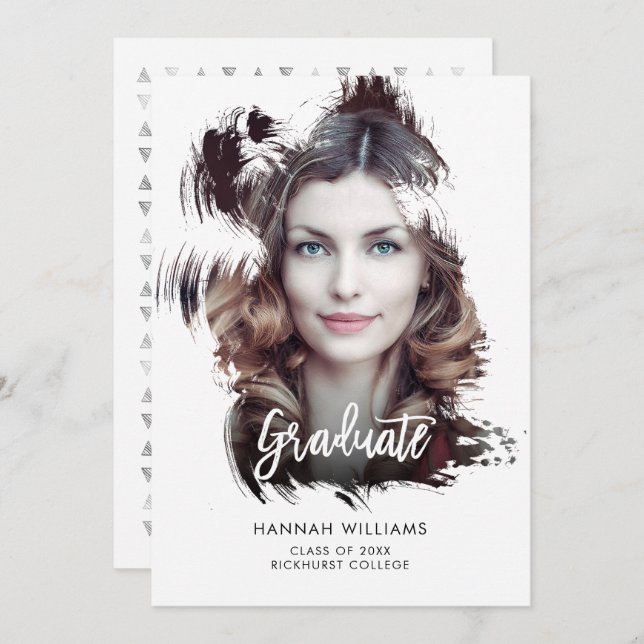 Convite para Festa de formatura de Sobreposição de (Frente/Verso)