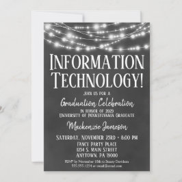 Convite para Festa de formatura de Tecnologia da I