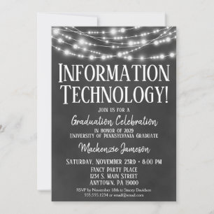 Convite para Festa de formatura de tecnologia da i