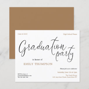 Convite para Festa de formatura de Texto de Script