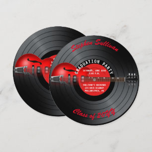 Convite para Festa de formatura de Violão Elétri