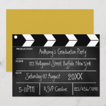 Convite para Festa de Formatura em Hollywood com Q