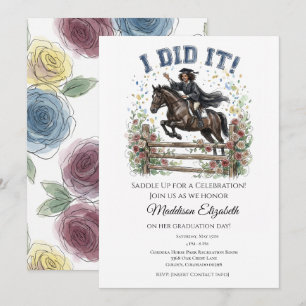 Convite para Festa de Formatura Equestre