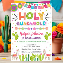 Convite para Festa de Formatura Holy Guacamole