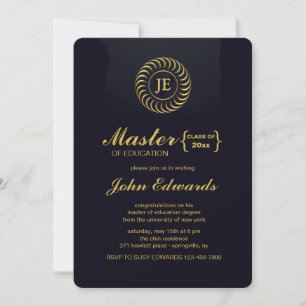 Convite para Festa de formatura inspirado