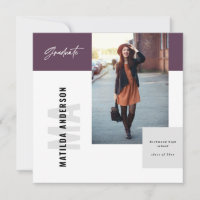 Convite para festa de formatura multifotografia gr