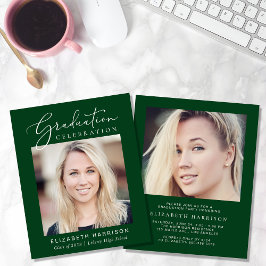 Convite para Festa de formatura Verde de Fotografi