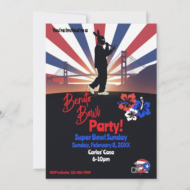 Convite para Festa de Futebol (Frente)