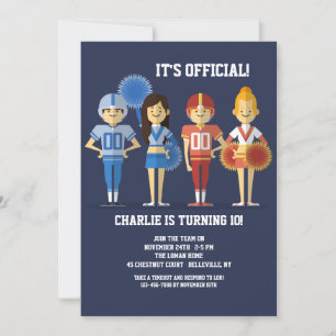 Convite para Festa de Futebol