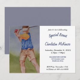 CONVITE PARA FESTA DE GOLFE